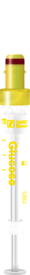 S-Monovette® Fluorid/Heparin FH, 2,7 ml, Verschluss gelb, (LxØ): 66 x 11 mm, mit Kunststoffetikett