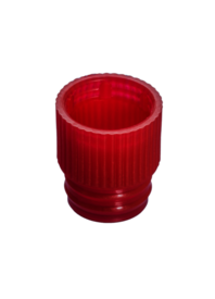 Bouchon pression, rouge, compatible avec tubes Ø 13 mm