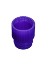 Push cap, violet, suitable for tubes Ø 13 mm