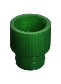 Tapón a presión, verde, adecuada para tubos Ø 11,5 y 12 mm