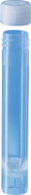 Tube avec bouchon à vis, 3,5 ml, (L x Ø) : 66 x 11,5 mm, PP