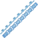 PCR strip of lids, Biosphere® plus, PP, highly transparent, flat cap