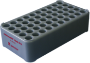 Block Rack D13, Ø orificio: 13 mm, 5 x 10, gris