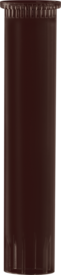 Tubo de soporte, (LxØ): 60 x 11,5 mm, PP, marrón