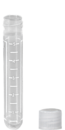 Tubo de rosca, 5 ml, (CxØ): 75 x 13 mm, fundo redondo, PP, tampa incluída, 1.000 unid./pacote