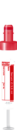 S-Monovette® Soro CAT, 2,6 ml, tampa vermelha, (CxØ): 65 x 13 mm, com etiqueta de papel