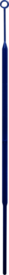 Alça de inoculação, 10 µl, PS, azul, estéril