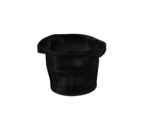 Cap, black, suitable for tubes Ø 10-17 mm