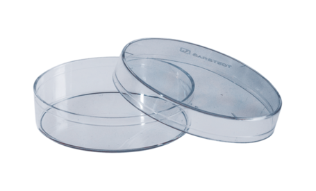 Placa de Petri, 54.65 x 14.7 mm, transparente, sin relieves de aireación