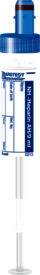 S-Monovette® Ammonium heparin AH, 9 ml, cap blue, (LxØ): 92 x 16 mm, with paper label
