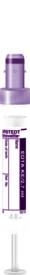 S-Monovette® EDTA K3E, 2,7 ml, bouchon violet, (L x Ø) : 66 x 11 mm, avec étiquette papier