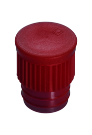Tampa de pressão, vermelha, adequado para tubos de Ø 15,7 mm