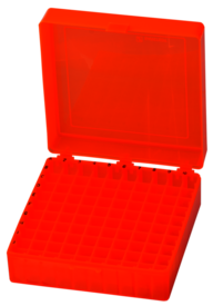 Boîte de conservation, couvercle à charnière, PP, format : 10 x 10, pour 100 récipients