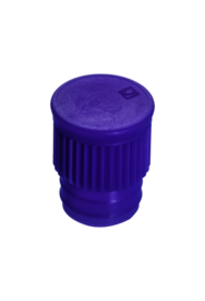 Push cap, violet, suitable for tubes Ø 15.7 mm