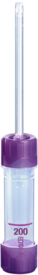 Microvette® 200 EDTA K3E, 200 µl, cap violet, flat base