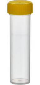 Tube avec bouchon à vis, 50 ml, (L x Ø) : 107 x 28 mm, PP