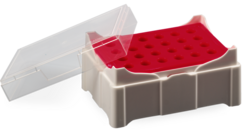 IsoFreeze® MCT Rack, PP, dimensión modular: 6 x 4, adecuada para tubo de ensayo de Ø 10,8 mm (1,5 ml & 2 ml)