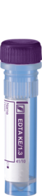 Microrrecipiente de muestras EDTA K3, 1,3 ml, tapón de rosca, ISO