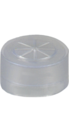 Cape à pression, transparent, compatible avec tubes Ø 12 mm