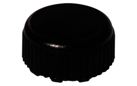 Screw cap, black, suitable for screw cap micro tubes