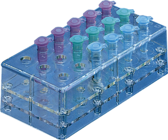 Rack, PC, format: 6 x 3, suitable for reaction tubes 2 ml, Microvette®