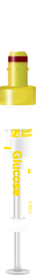 S-Monovette® Fluoreto/EDTA FE, 2,6 ml, tampa amarela, (CxØ): 65 x 13 mm, com etiqueta de plástico