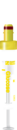 S-Monovette® Fluorure/EDTA FE, 2,6 ml, bouchon jaune, (L x Ø) : 65 x 13 mm, avec étiquette plastique