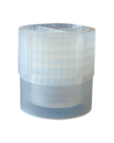 Skirted push cap, natural, suitable for tubes Ø 11.5 and 12 mm