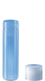Tube avec bouchon à vis, 8 ml, (L x Ø) : 57 x 16,5 mm, PP