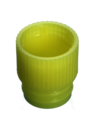 Push cap, yellow, suitable for tubes Ø 13 mm