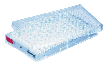 Cell culture plate, 96 well, surface: Standard, round base