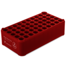 Block Rack D13, Ø opening: 13 mm, 5 x 10, red