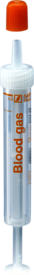 Monovette® para gas en sangre, heparina de litio equilibrada con calcio, 1 ml, cierre blanco/naranja, conexión: Luer (m)