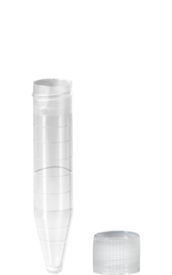 Tube avec bouchon à vis, 5 ml, (L x Ø) : 75 x 16 mm, PP