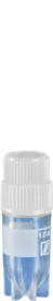 Tubo CryoPure, 1,2 ml, tampa de rosca QuickSeal, branca