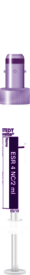 S-Monovette®, VS, 2 ml, bouchon violet, (L x Ø) : 66 x 11 mm, avec étiquette papier