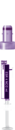 S-Monovette®, VSG, 2 ml, cierre violeta, (LxØ): 66 x 11 mm, con etiqueta de papel