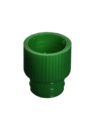 Push cap, green, suitable for tubes Ø 12 mm