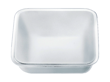 Nacelle de pesée, 70 ml, (L x l) : 72 x 72 mm, PVC, blanc