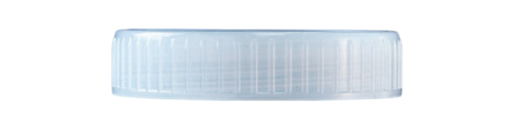 Screw cap, HD-PE, natural, 50 piece(s)/bag