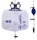 TUR-BAG, Sistema de drenagem de urina, 4 l, com esfera de bombeamento, estéril