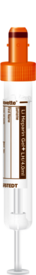 S-Monovette® Héparine de lithium gel+ LH, 4 ml, bouchon orange, (L x Ø) : 75 x 13 mm, avec étiquette papier
