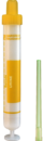 Monovette® Urine, 10 ml, bouchon jaune, (L x Ø) : 102 x 15 mm, 64 pièce(s)/sachet