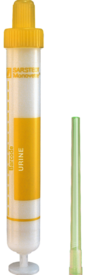 Monovette® Urine, 10 ml, bouchon jaune, (L x Ø) : 102 x 15 mm, 64 pièce(s)/sachet