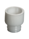 Push cap, white, suitable for tubes Ø 11.5 and 12 mm
