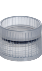 Screw cap, natural, suitable for tubes Ø 16.5 mm