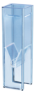 UV cuvette, 2 ml, (HxW): 45 x 12.5 mm, special plastic, transparent, optical sides: 2