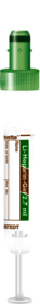 S-Monovette® Lithium heparin gel LH, 2.7 ml, cap green, (LxØ): 75 x 13 mm, with paper label