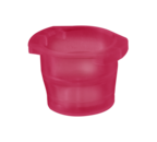 Cap, red, suitable for tubes Ø 10-17 mm