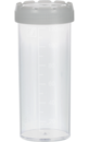 Multi-purpose container, 120 ml, (LxØ): 105 x 44 mm, graduated, PP, transparent